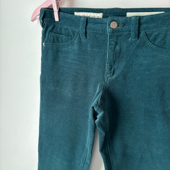 Pilcro and the Letterpress Corduroy Teal Jeans - Picture 2 of 9